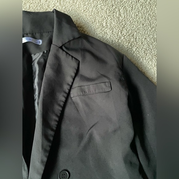 Black double breasted suit jacket - Picture 5 of 6